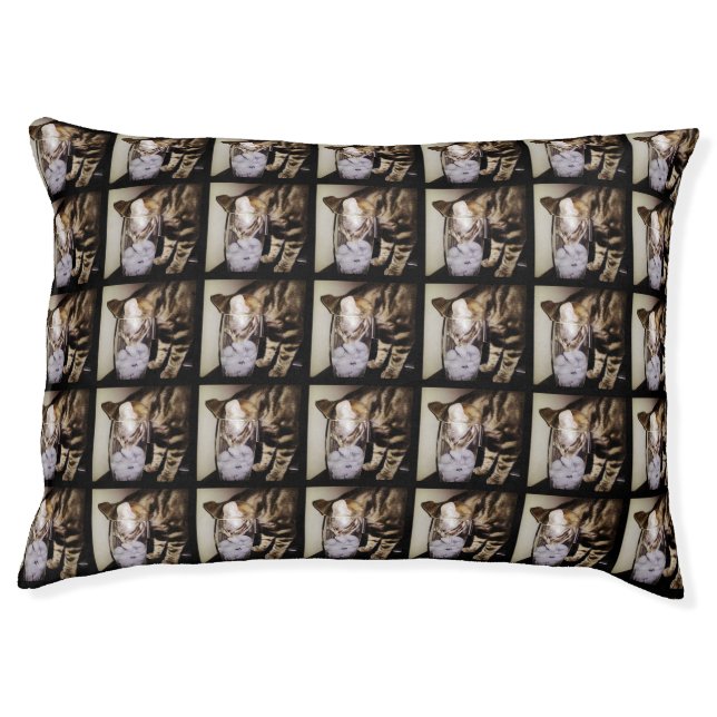 Drink Thief Cat by Shirley Taylor Pet Bed (Front)