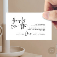 Drink Ticket, Adult Beverage, Happily Ever After
