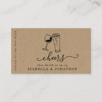 Drink Ticket, Free Alcohol Voucher