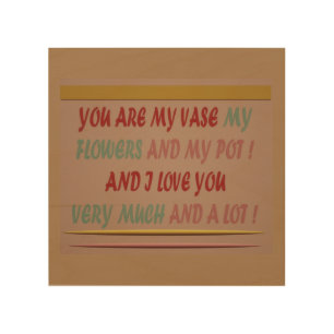 DRINK TO ROMANCE LOVE AND HUGS WOOD WALL ART
