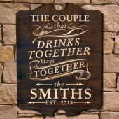 Drink Together Signature Series Wall Bar Sign (Front)
