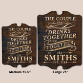 Drink Together Signature Series Wall Bar Sign (Sizes)