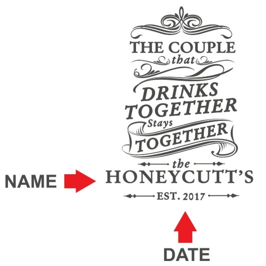 Drink Together Signature Series Wall Bar Sign (Text)