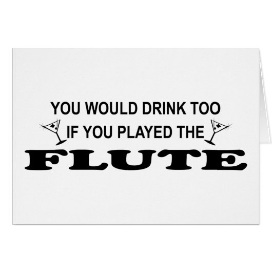 Drink Too - Flute Cards (Front Horizontal)
