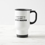 Drink Too - Graphic Designer Travel Mug