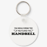 Drink Too - Handbells Keychain
