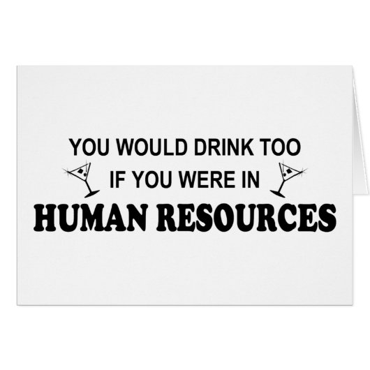 Drink Too - Human Resources Cards (Front Horizontal)