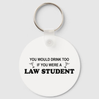 Drink Too - Law Student Keychain