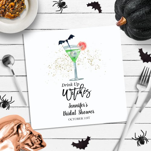 Drink Up Whitches Bridal Shower Napkins