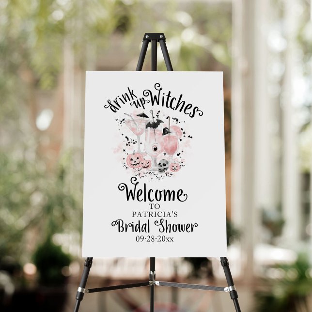 Drink up Witches Bridal Shower Welcome Sign (Creator Uploaded)