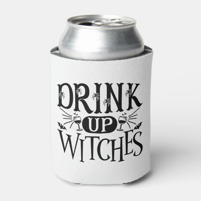 Drink Up Witches Can Cooler (Can Front)