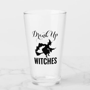 Drink Up Witches Glass Cup
