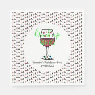 Drink Up Witches Halloween Bachelorette Napkins