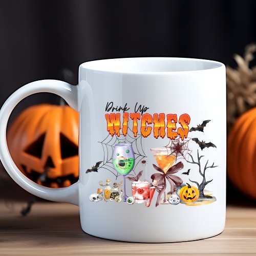 Drink Up Witches  Halloween Coffee Mug
