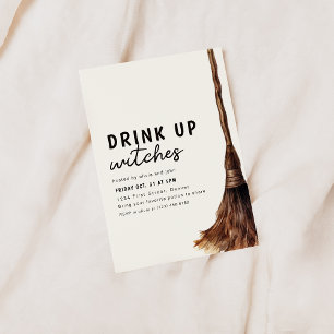 Drink Up Witches Halloween Party Invitation