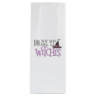 Drink Up Witches Wine Gift Bag