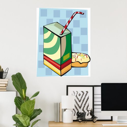 Drink With A Straw Poster