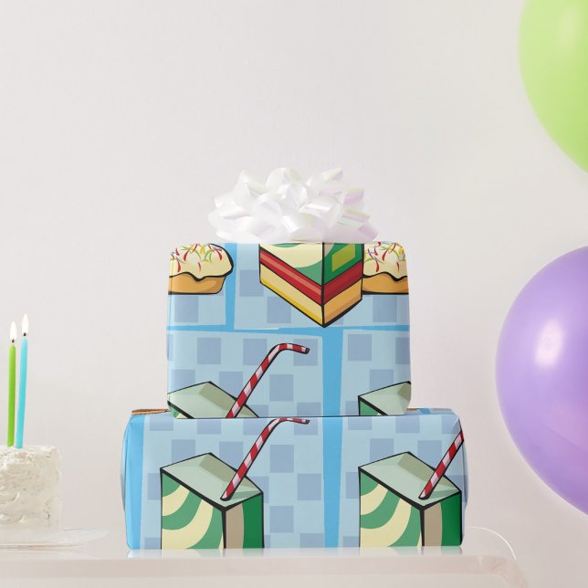 Drink With A Straw Wrapping Paper (Creator Uploaded)