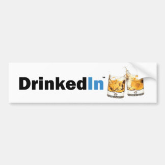 DrinkedIn Bumper Stick Sticker