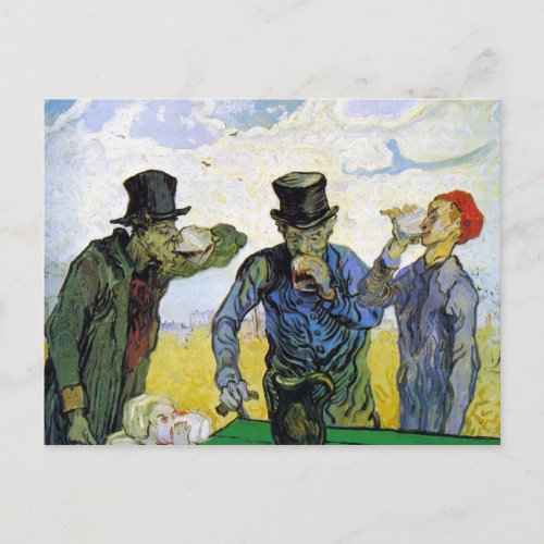 Drinkers by Vincent van Gogh Postcard