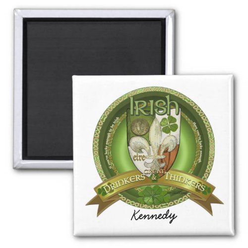 Drinkers  Thinkers _ Irish Blessings Magnet