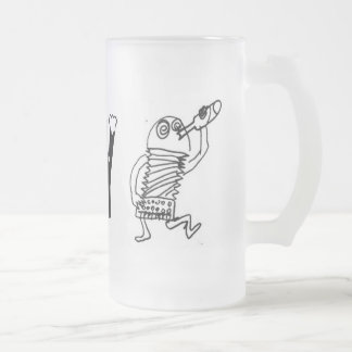 DRINKIN FROSTED GLASS BEER MUG