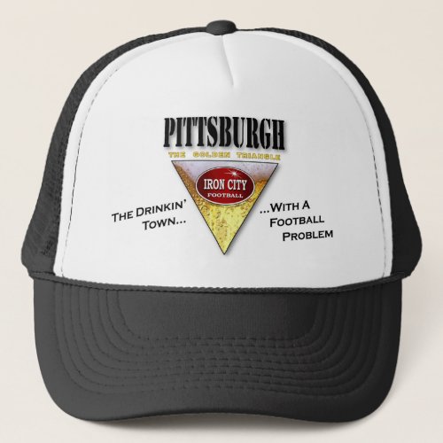 Drinkin Town with a Football Problem Trucker Hat