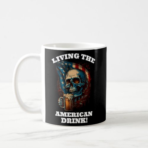 Drinking 4Th Of July America Patriot Coffee Mug