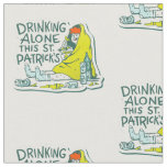 drinking alone st patricks quarantine fabric