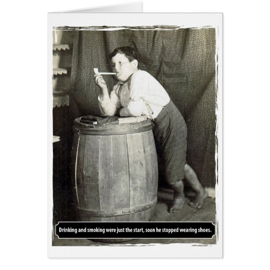 Drinking and Smoking were just the Start (Front)