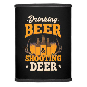 Drinking Beer And Hunting Deer Lamp Shade