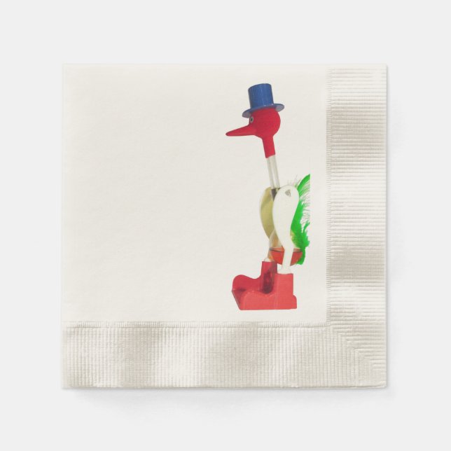 Drinking Bird Paper Napkins (Front)