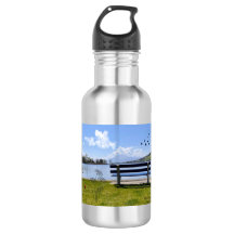 Drinking bottle with natural motif - for quiet mom