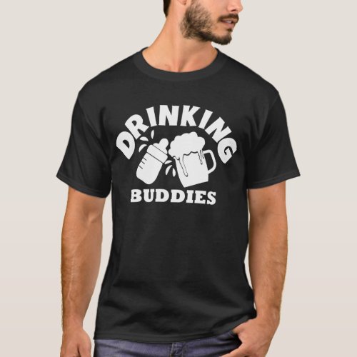 Drinking Buddies Funny Father and Son T_Shirt