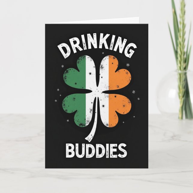 Drinking Buddies Luck Card (Front)