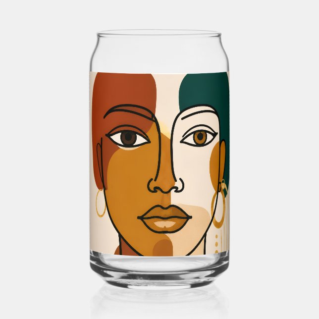 Drinking cup can glass (Back)