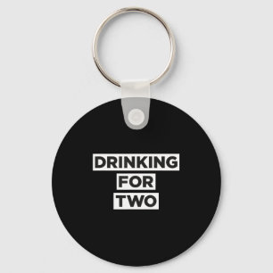 Drinking For Two Keychain