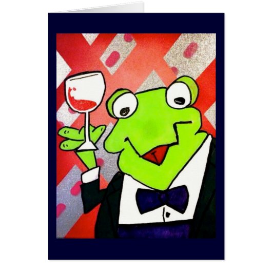 Drinking Frog Coasters Cards (Front)