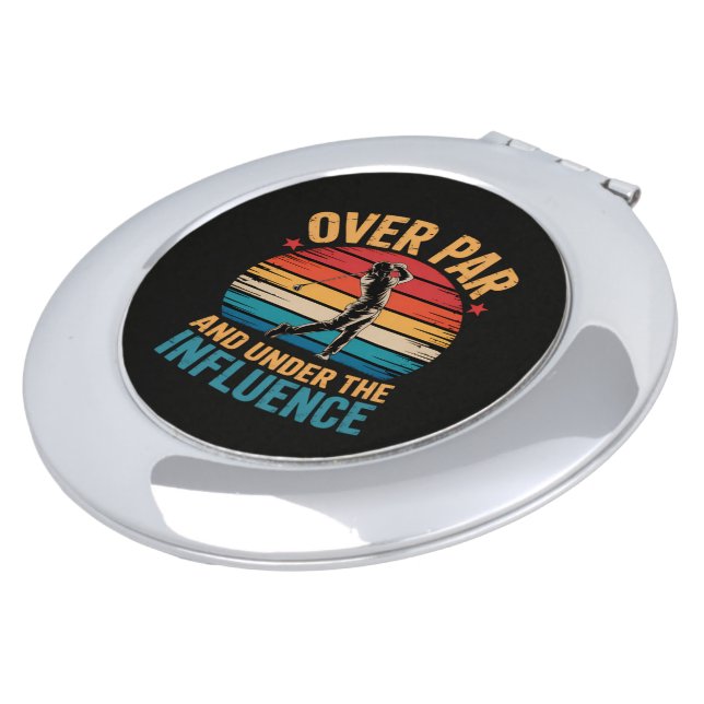Drinking Funny Golfing Compact Mirror (Turned)