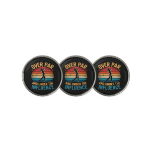 Drinking Funny Golfing Golf Ball Marker