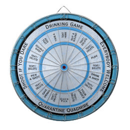 Drinking Game All Custom Text Regulation Dart Board