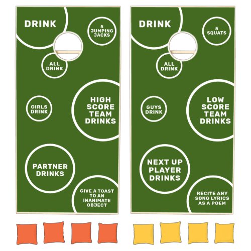 Drinking Game Fun Custom Team Colors