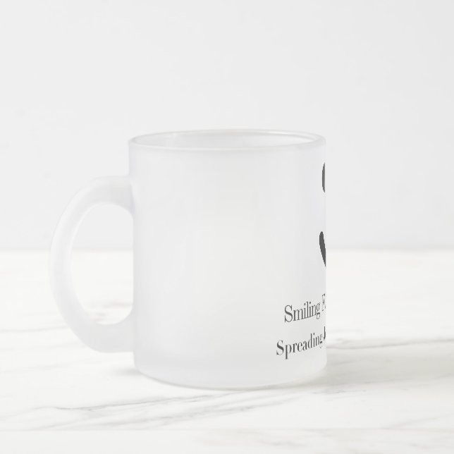 Drinking Glasses Frosted Glass Coffee Mug (Left)