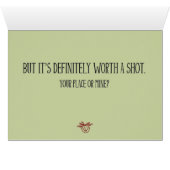 “Drinking Is Not the Answer” Cards (Inside Horizontal (Bottom))