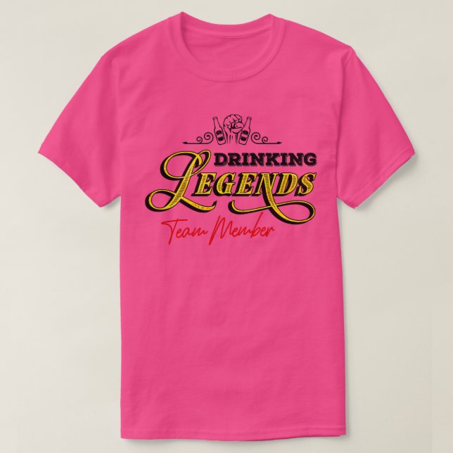Drinking Legends Beer T-Shirt (Design Front)
