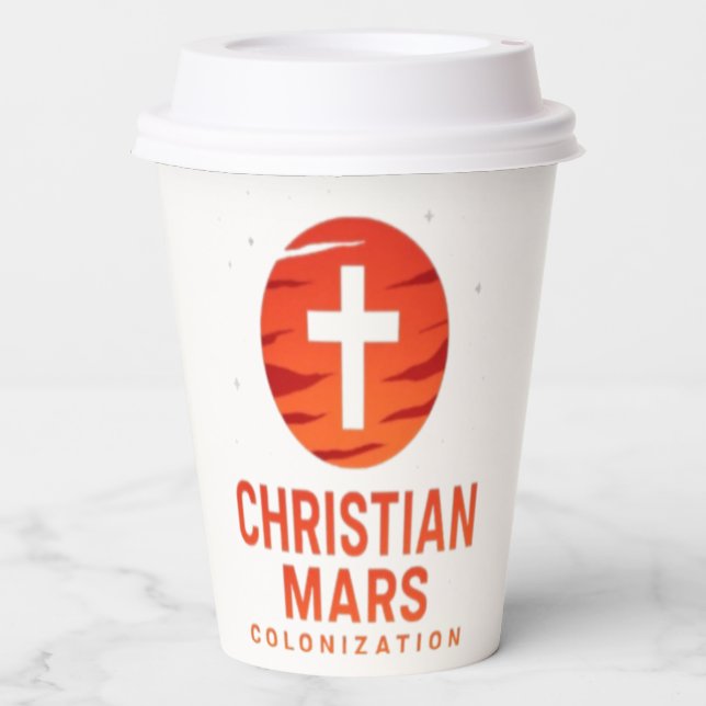 Drinking on Mars — where every sip feels like the  Paper Cups (Front)