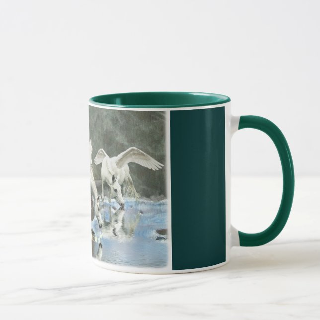 DRINKING PEGASI & TOTEMS Fantasy Art Mug (Right)