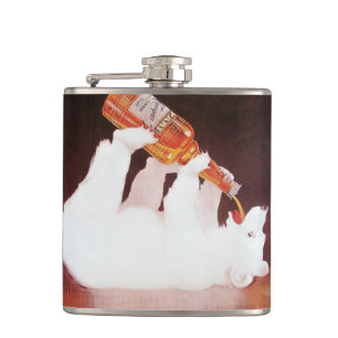 DRINKING POLAR BEER FLASK