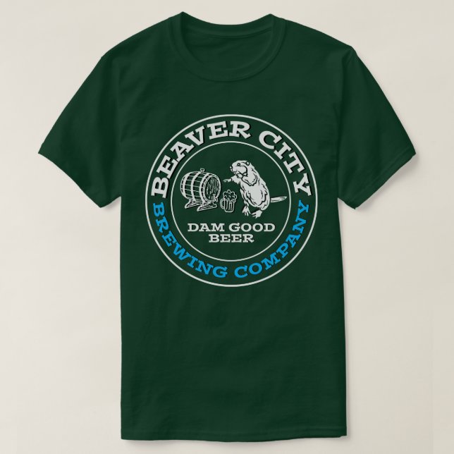 DRINKING TEAM BEAVER CITY BREWING T-Shirt (Design Front)