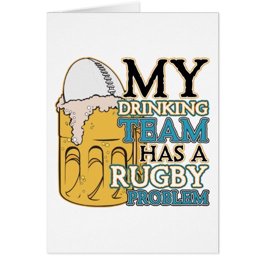 Drinking Team Rugby Cards (Front)
